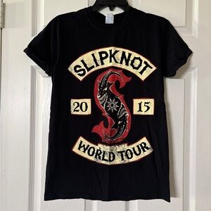 Slipknot World Tour 2015 Men’s Band Tee Size Small
